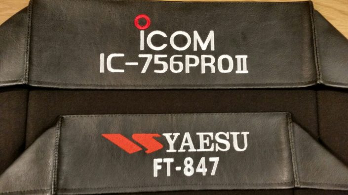 Icom IC-756 Pro II and Yaesu FT-847 DX Covers Radio dust cover