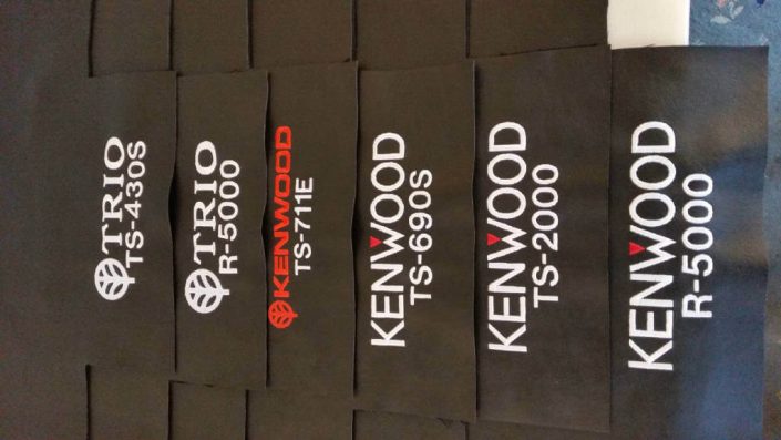 Kenwood and Trio DX Covers Radio dust cover being made