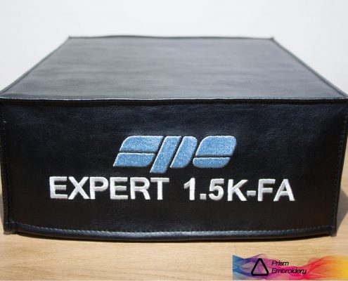 SPE_1.5K-FA_DXCover_PrismEmbroidery DX Covers radio dust cover for the SPE Expert 1.5K-FA