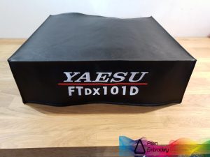 Yaesu FTDX101D Radio dust cover by DX Covers PrismEmbroidery
