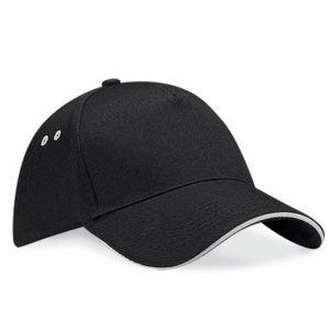 black_light_grey Black/Light Grey Baseball Cap for embroidery