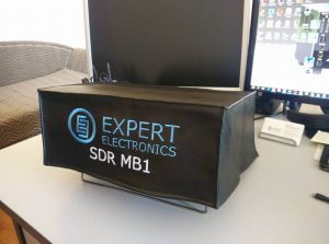 DX Covers radio dust cover for the Expert Electronics SDR MB1