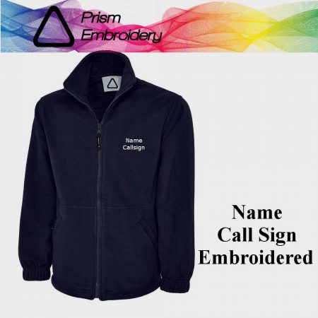 name and call sign embroidery