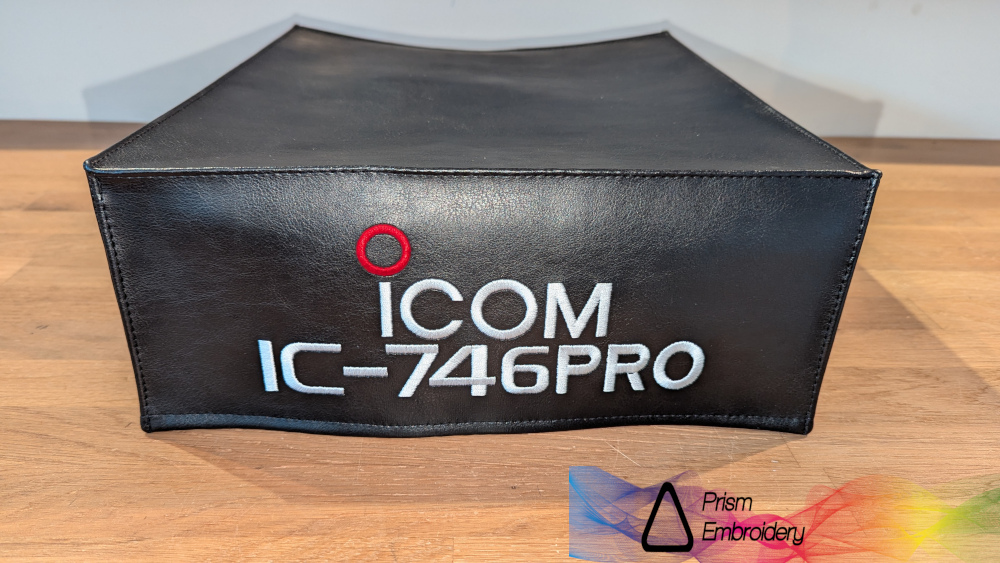Icom IC-746 PRO DX Covers radio dust cover – Prism Embroidery