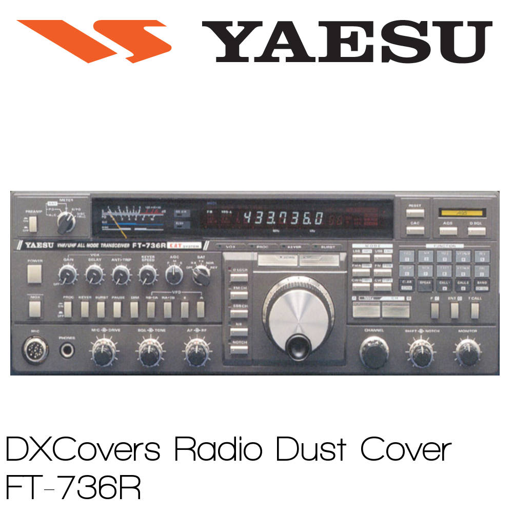 Yaesu FT-736R DX Covers Radio Dust Cover – Prism Embroidery