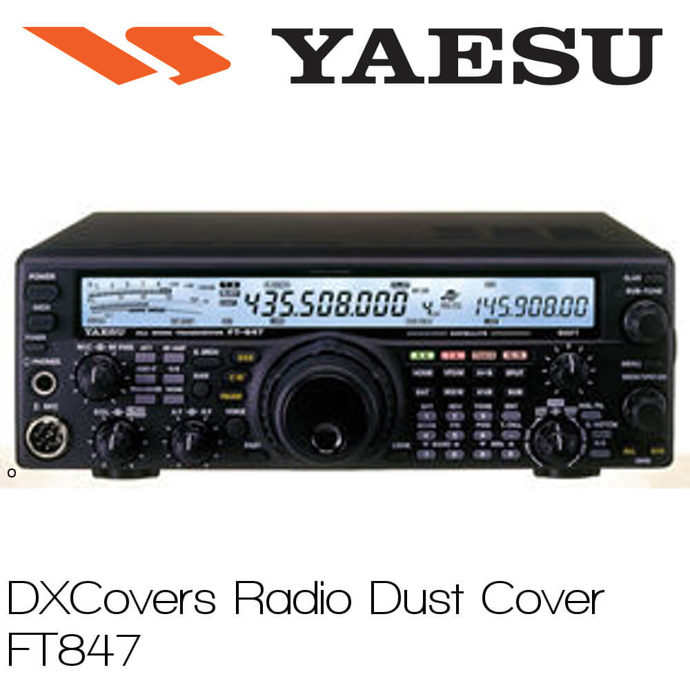 Yaesu FT 847 DX Covers radio dust cover – Prism Embroidery