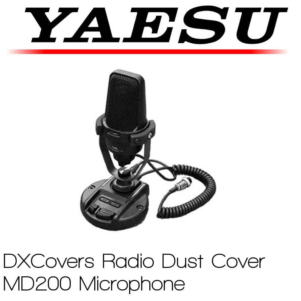 Yaesu MD-200 Microphone DX Covers radio dust cover – Prism Embroidery